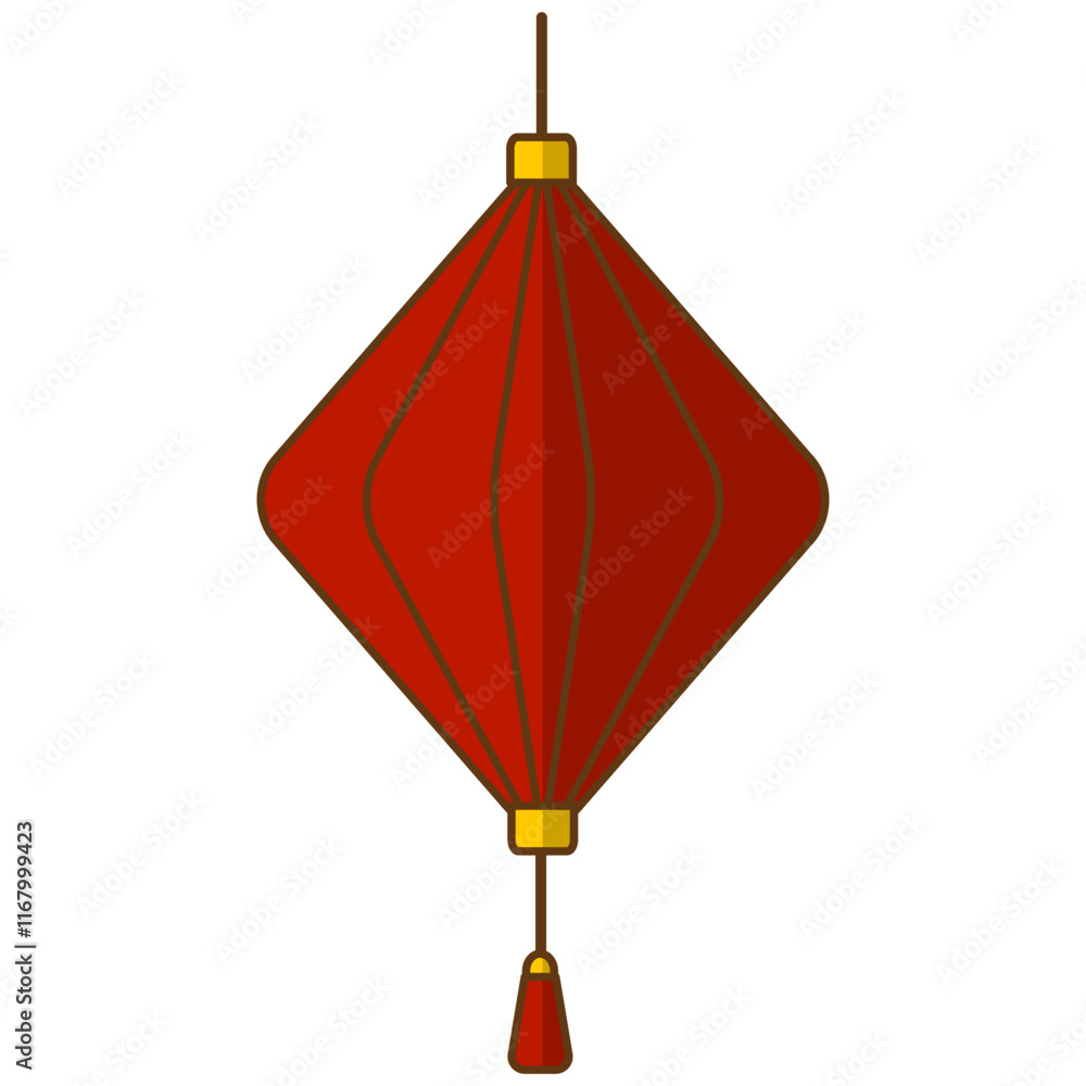 Obraz premium Chinese New Year Lantern. Chinese lanterns. Japanese asian new year red lamps festival
