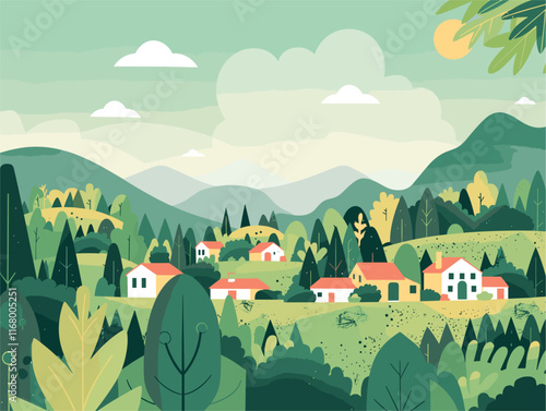 Environmental Sustainability and Its Challenges: A Visual Exploration of the Interconnectedness Between Human Actions and the Planet's Well-being