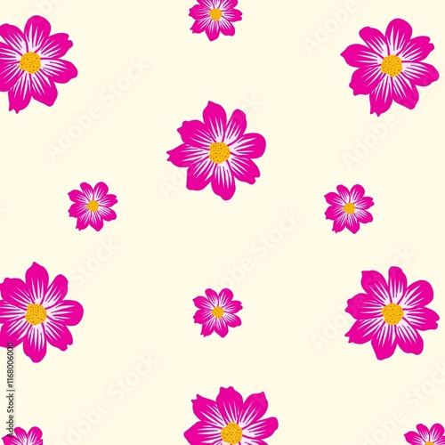 Elegant floral wallpaper design featuring delicate blooms photo