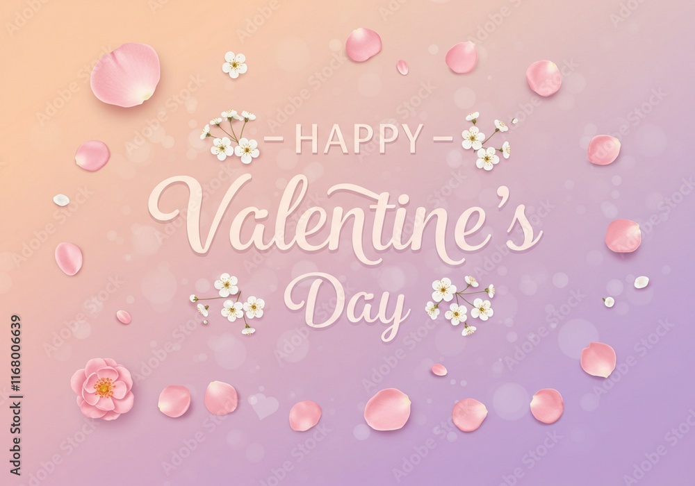 Naklejka premium Festive Valentine's Day Card with Heart and Arrow