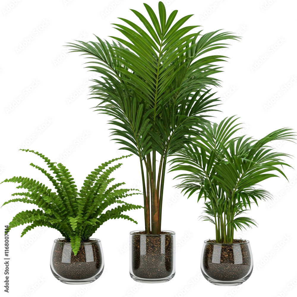 Obraz premium Office plants decoration, home decor greenery, stylish indoor plants, beautiful potted trees, office greenery ideas, houseplant designs, modern plant decor, aesthetic indoor foliage on white backgroun