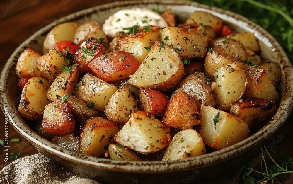 Delicious Roasted Potatoes with Herbs and Garlic A Perfect Side Dish Recipe Delicious Roasted Potatoes with Herbs and Garlic A Perfect Side Dish Recipe