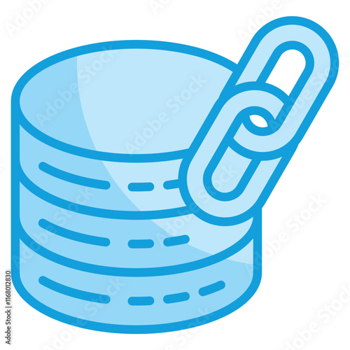 Data Link Icon Element For Design
