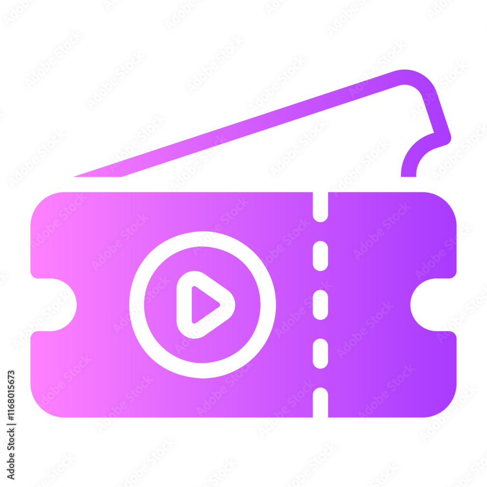tickets Gradient icon tickets Gradient icon