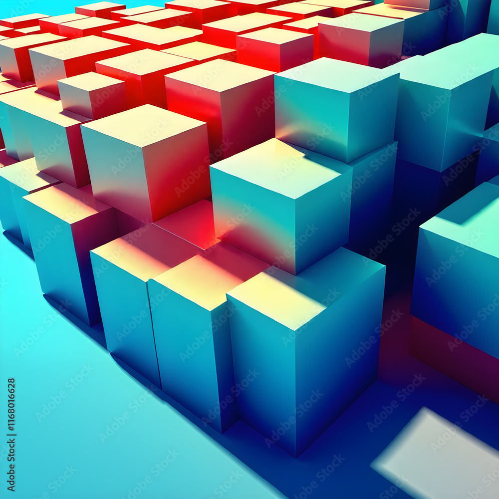 Obraz premium 3d cube