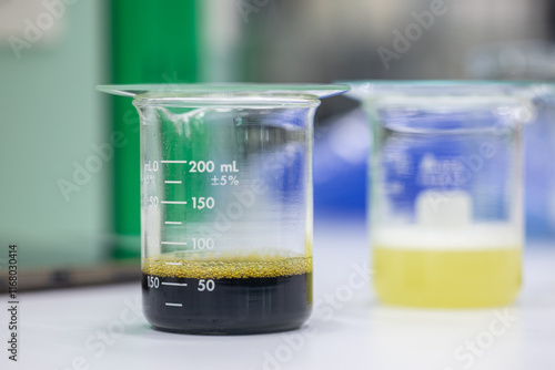 Polymerase Chain Reaction (PCR) and Agarose gel electrophoresis is a method of gel electrophoresis used in biochemistry, molecular biology, genetics, and clinical chemistry in lab. photo