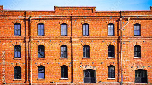 Red Brick Building with windows