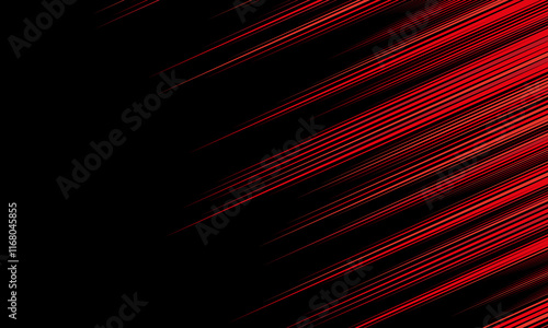 Abstract speed line style red color banner design template. comic background