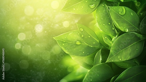 abstract green colour with beautiful light spots