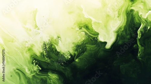 abstract green colour with beautiful light spots