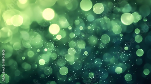 abstract green colour with beautiful light spots