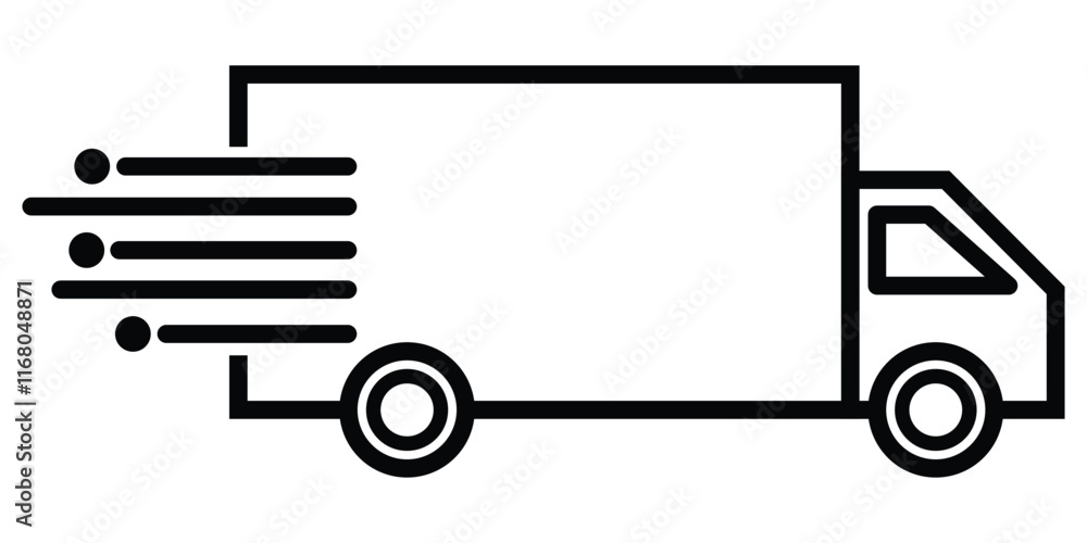 Fast Delivery Truck Icon, Delivery Van Icon for websites and apps. fast shipping delivery truck icon eps 10. Fast Delivery Truck Icon, Delivery Van Icon for websites and apps. fast shipping delivery truck icon eps 10.