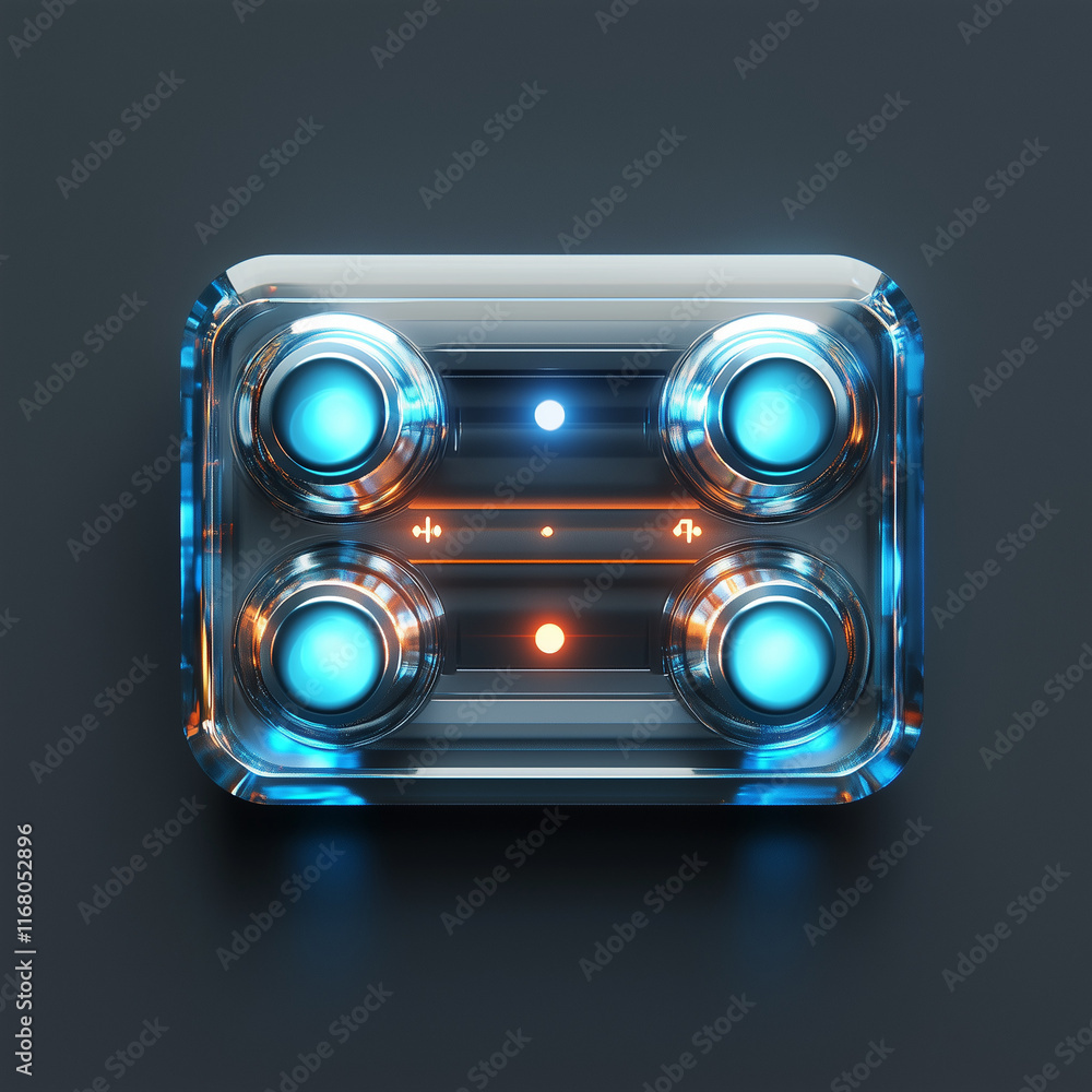 Fototapeta premium retro radio cassette player