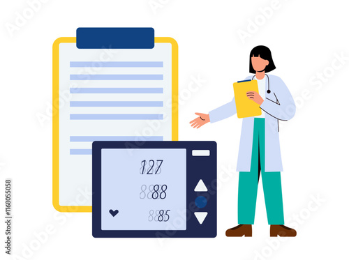 Medical Analysis Diagnostic Blood Pressure Monitoring