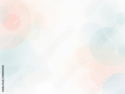 Abstract watercolor background with soft pastel colors, creating a dreamy and delicate texture for gentle or artistic designs.