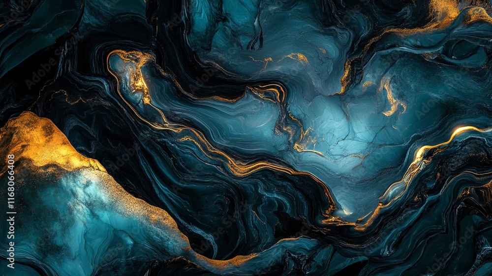 Obraz premium artistic liquid and texture with astronomy style
