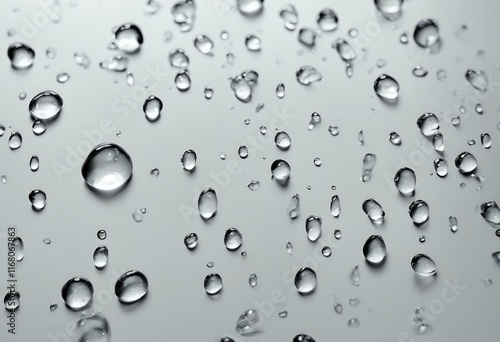 Wallpaper Mural background drops water top white view Torontodigital.ca