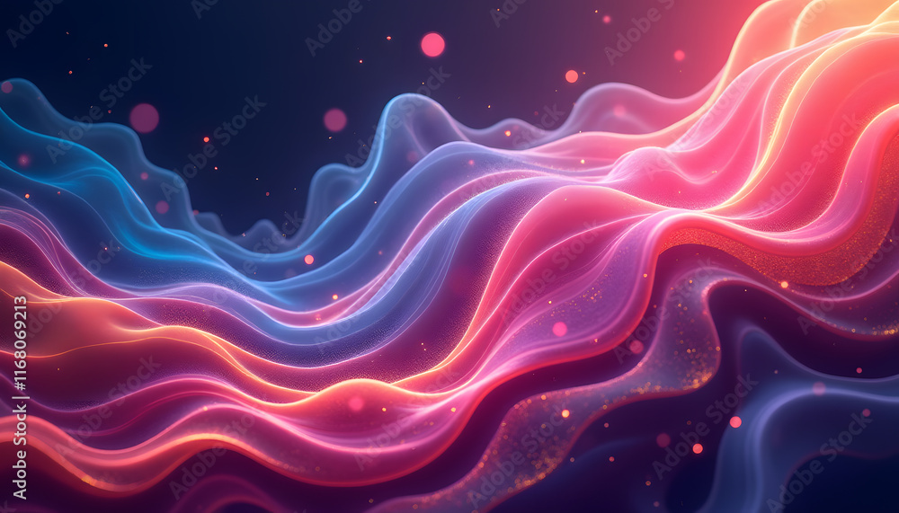 Abstract Fluid Swirls with Vibrant Gradient Tones Abstract Fluid Swirls with Vibrant Gradient Tones