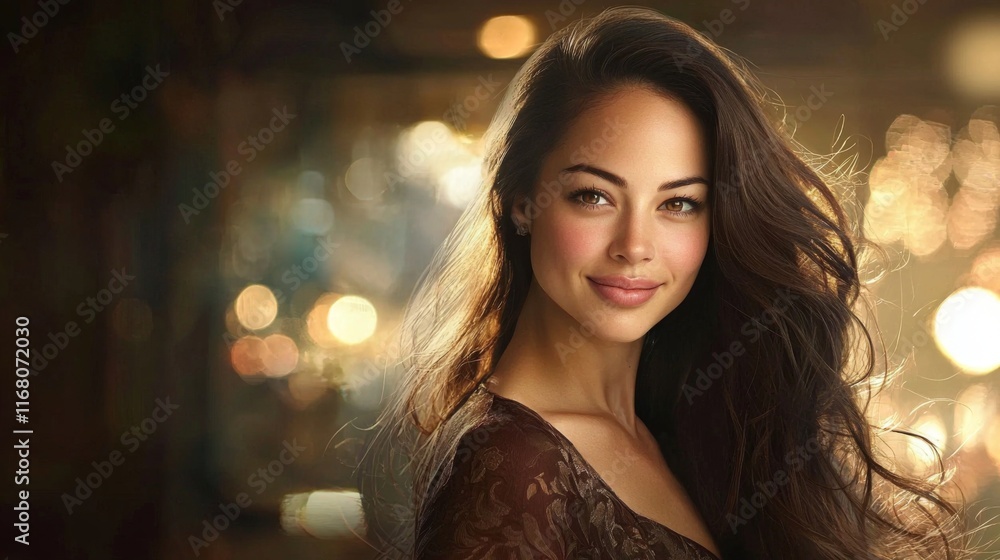 Captivating portrait of a woman urban setting photography evening ambiance close-up perspective natural beauty Captivating portrait of a woman urban setting photography evening ambiance close-up perspective natural beauty