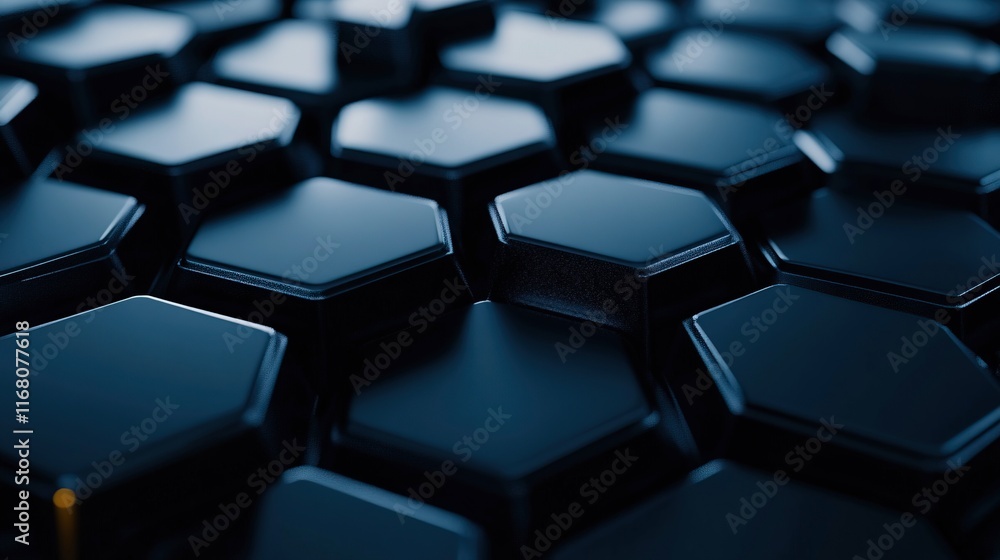 hexagonal connection with blue colour background hexagonal connection with blue colour background