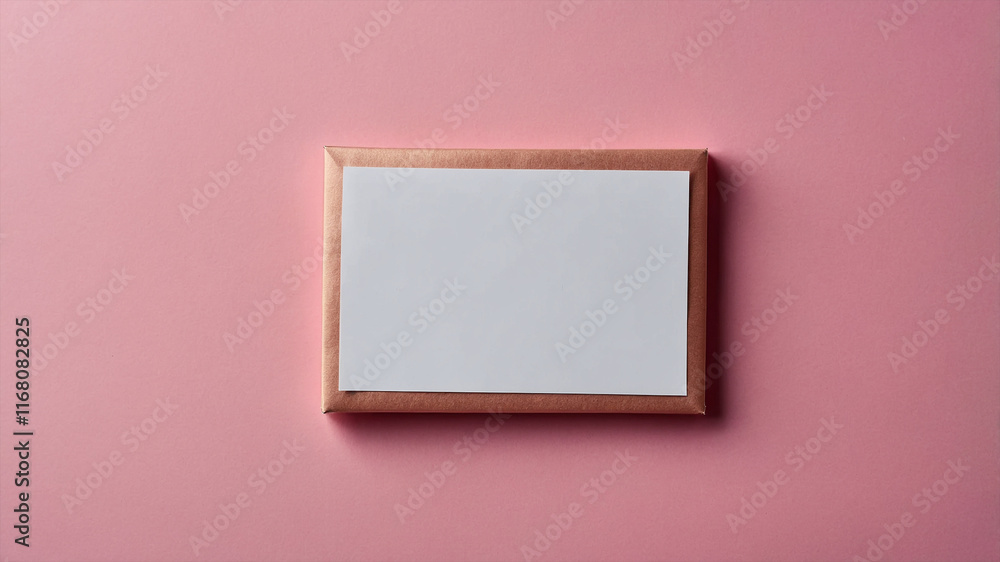 Red heart on a white sheet of paper on a pink background. Flat lay, top view Red heart on a white sheet of paper on a pink background. Flat lay, top view
