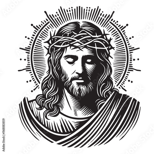 Jesus Christ Vector illustration