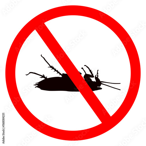 cockroach repellent silhouette or symbol