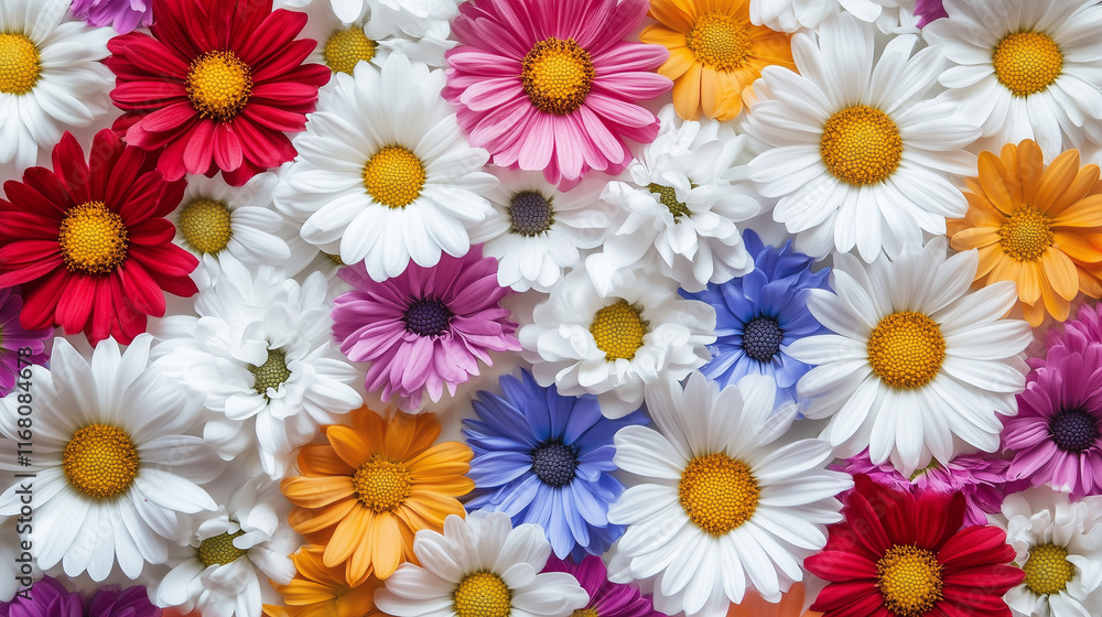 Fototapeta premium seamless pattern with flowers