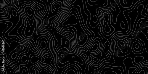 Topographic canyon geometric map relief texture with curved layers and shadow. abstract White background with a beautiful pattern, Topographic contour lines vector map seamless pattern vector.