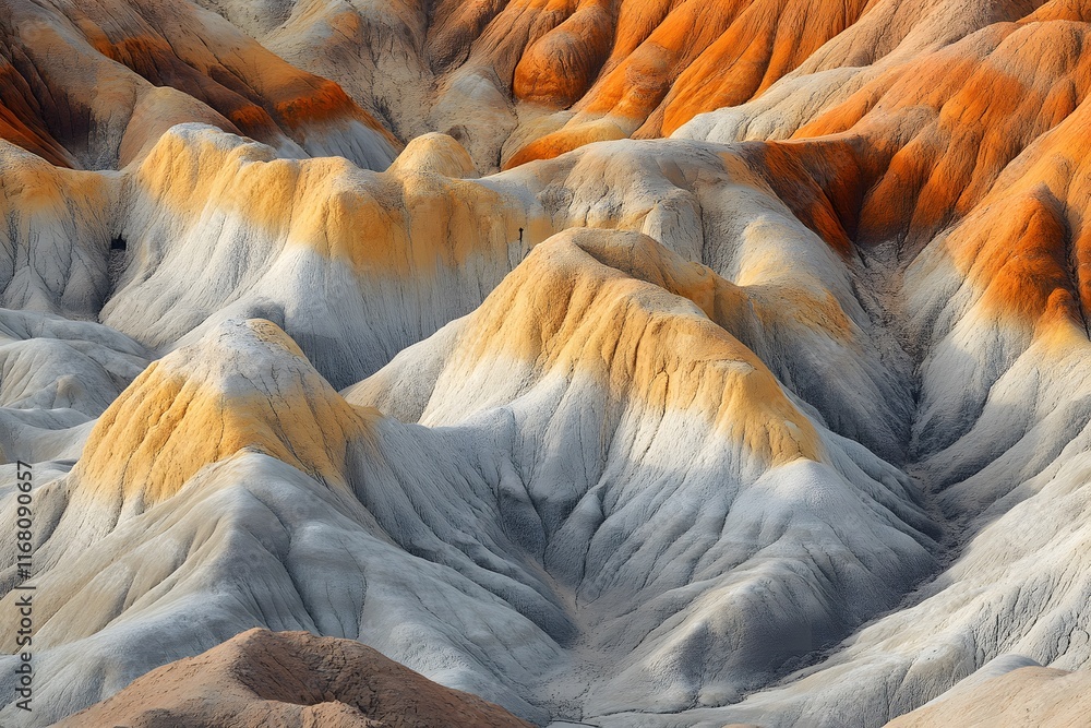 Fototapeta premium Abstract Landscape with Colorful Hills