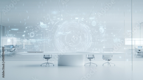 Futuristic Office Workspace...