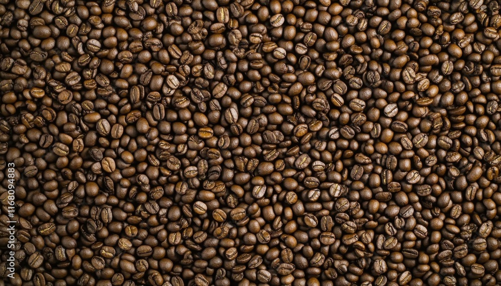 Close-up of Roasted Coffee Beans with High Detail and Grainy Texture, Warm Lighting and Deep Focus Photography Close-up of Roasted Coffee Beans with High Detail and Grainy Texture, Warm Lighting and Deep Focus Photography