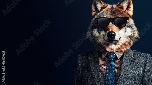 Wolf in Suit, Sunglasses