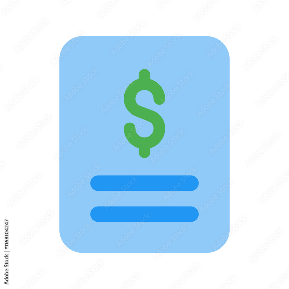 financial report flat icon financial report flat icon