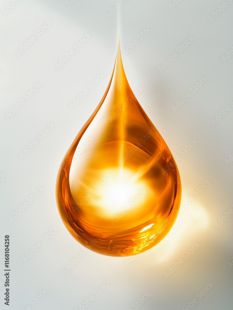 gold oil liquid drop 3d render gold oil liquid drop 3d render