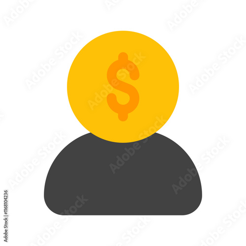 financial advisor flat icon