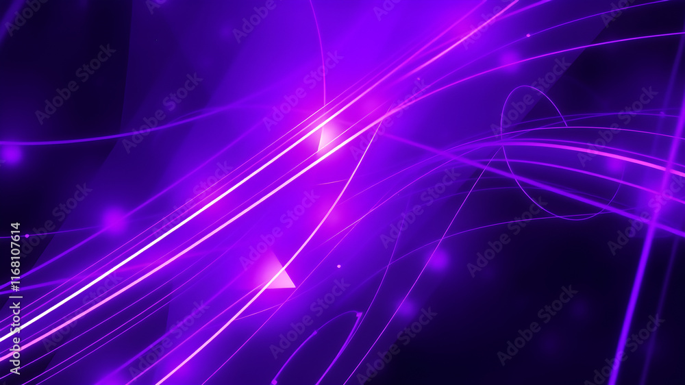 Abstract purple background with lines, technology lines, tech background, Abstract Purple Background with Flowing Lines Abstract purple background with lines, technology lines, tech background, Abstract Purple Background with Flowing Lines