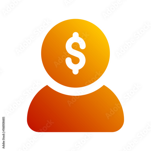 financial advisor gradient icon