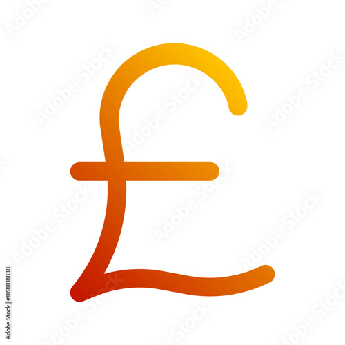 pound gradient icon