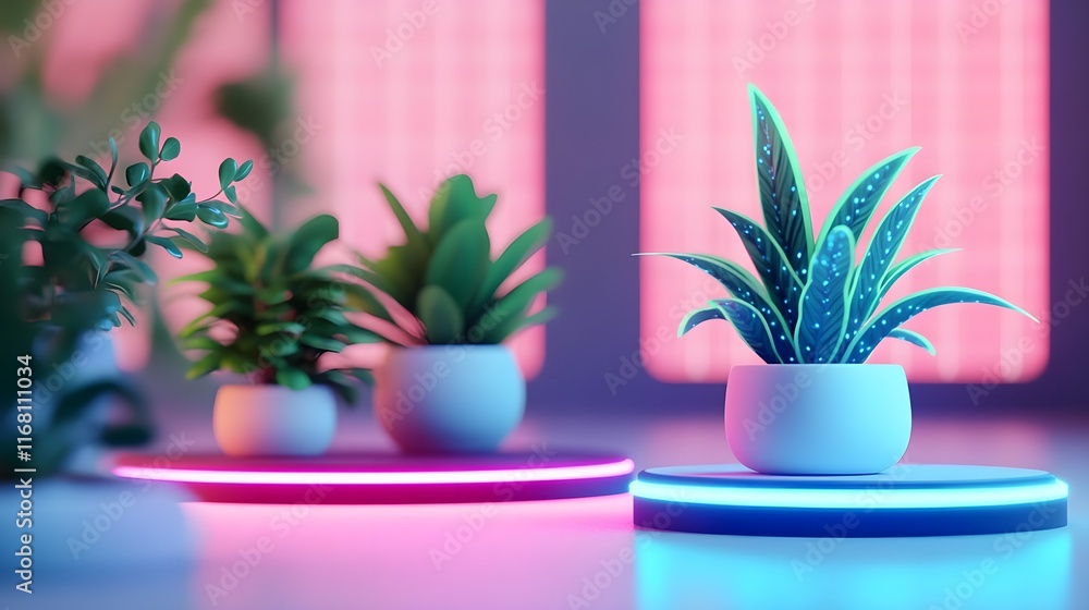 neon plants: minimalist potted plants - minimalism neon plants: minimalist potted plants - minimalism