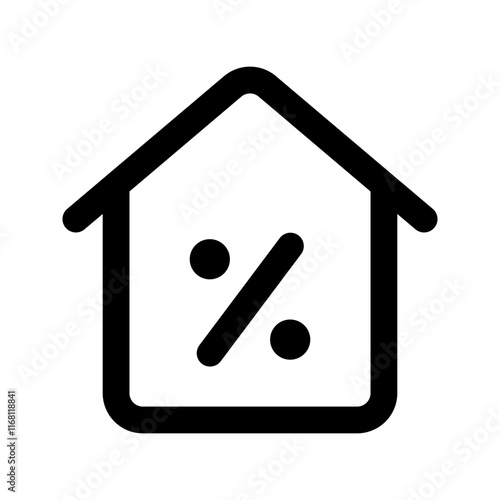 mortgage line icon