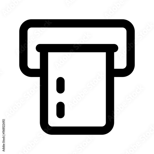 withdraw line icon