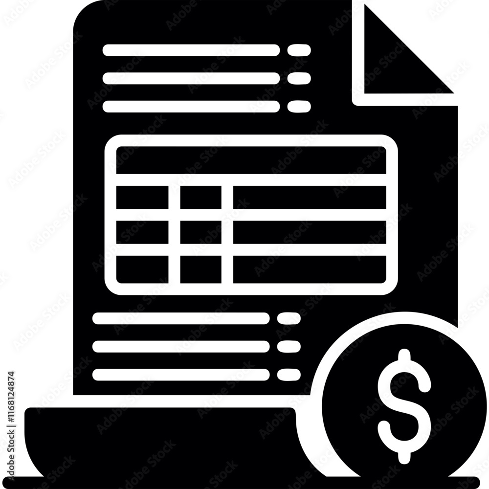 Bank Statement icon Bank Statement icon