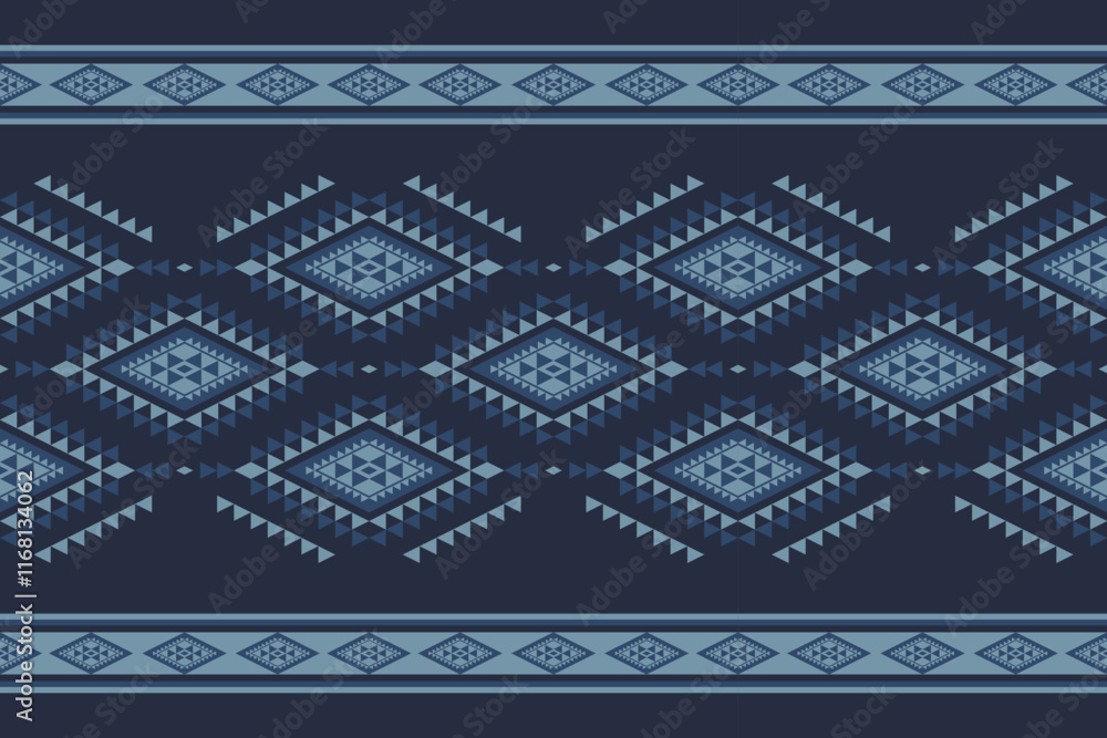 Carpet tribal pattern art. Geometric ethnic seamless pattern traditional. American, Mexican style. Design for background, wallpaper, illustration, fabric, clothing, carpet, textile, batik, embroidery. Carpet tribal pattern art. Geometric ethnic seamless pattern traditional. American, Mexican style. Design for background, wallpaper, illustration, fabric, clothing, carpet, textile, batik, embroidery.