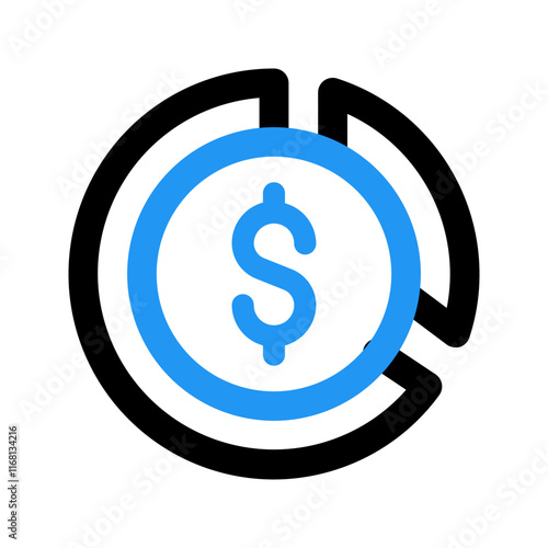 budgeting line color icon