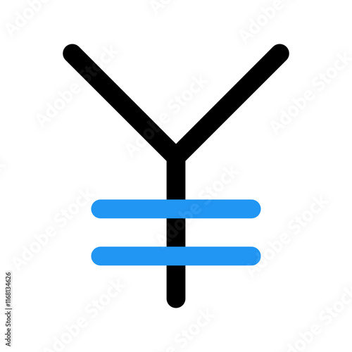 yen line color icon