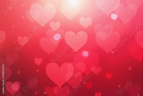 Wallpaper Mural illustration background representation of love,Valentine's Day concept. Torontodigital.ca