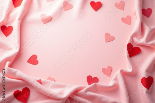 illustration background representation of love,Valentine's Day concept.