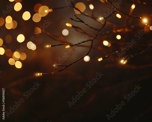 Wallpaper Mural Warm Festive Lights Illuminating the Night Torontodigital.ca