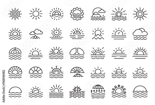 Sunset Icon Captures Nature's Vibrant Colors